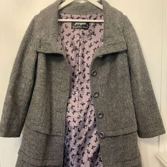 Yedina Wool Blend Coat - Picture 1 of 5